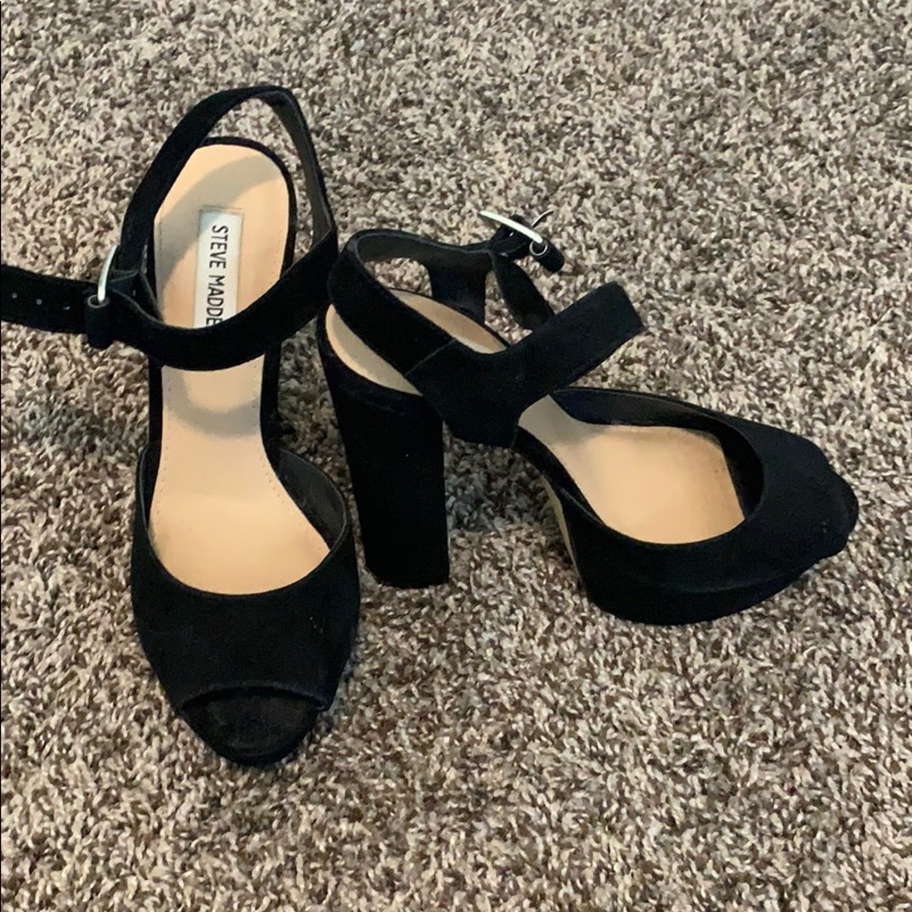 Steve Madden Black High Heels